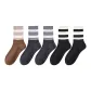 [5 Pack]Coffee+Dark Gray 2+Black 2