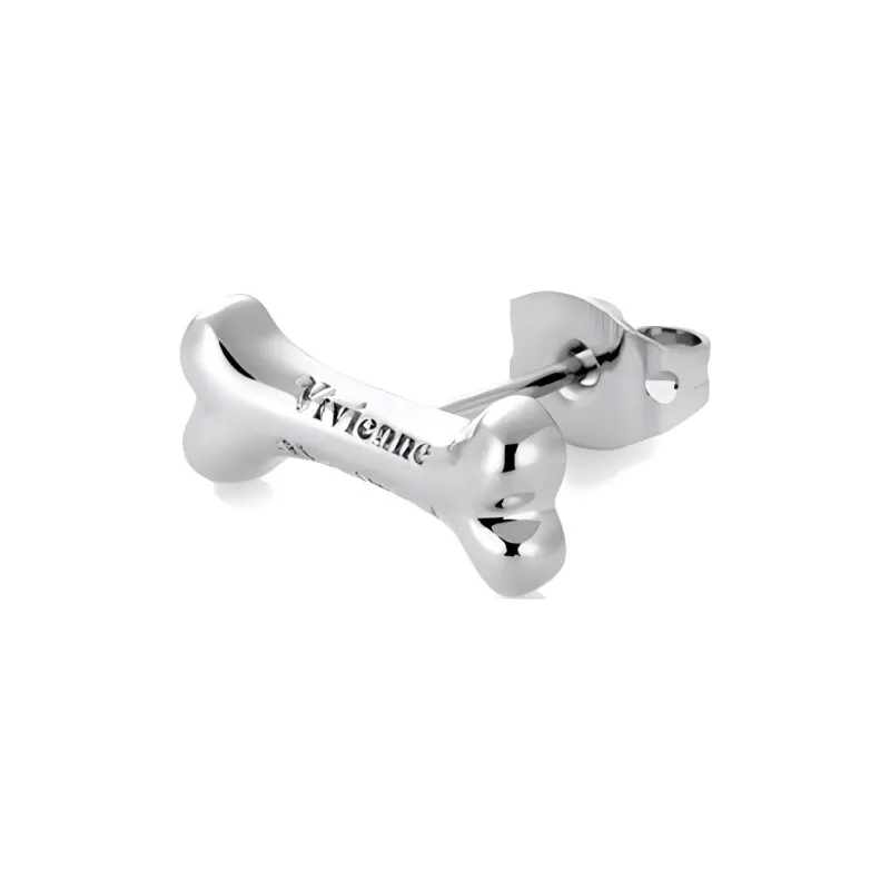Vivienne Westwood Brass Stud Earrings Men's Silver-0
