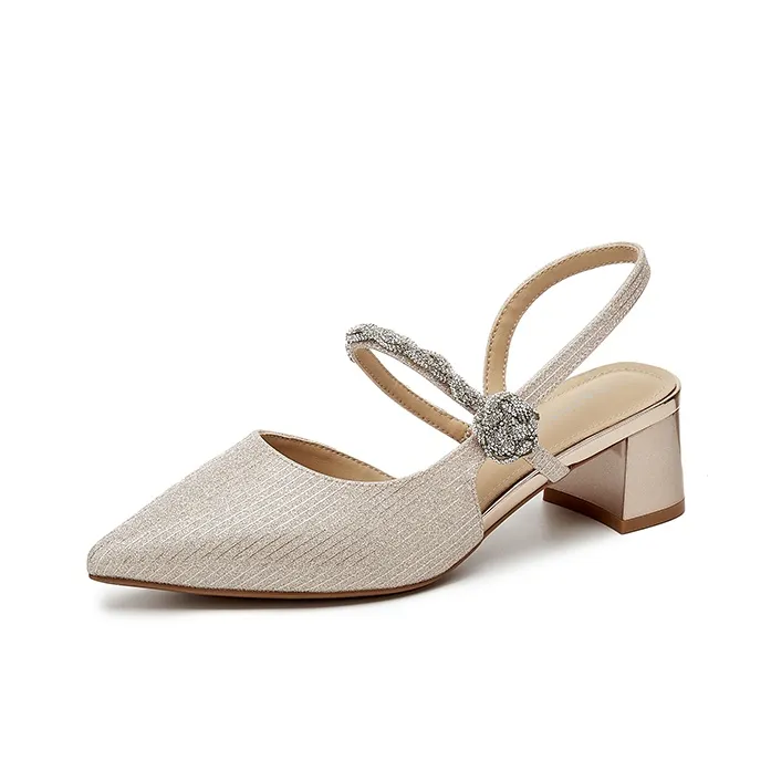 DAPHNE Chunky Heel High Heels 4.5cm Women's-1