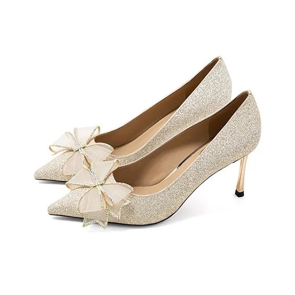 COMELY Slim Heel High Heels 7.5cm Women's-1