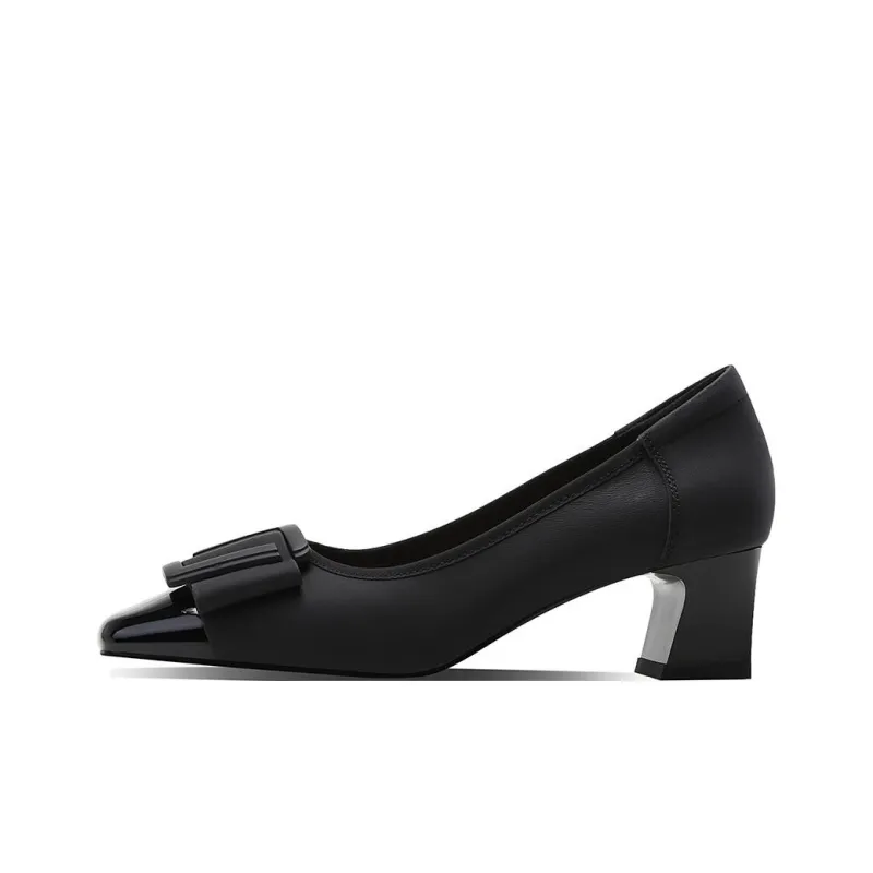 BOSSSUNWEN Chunky Heel High Heels 5cm Women's-0