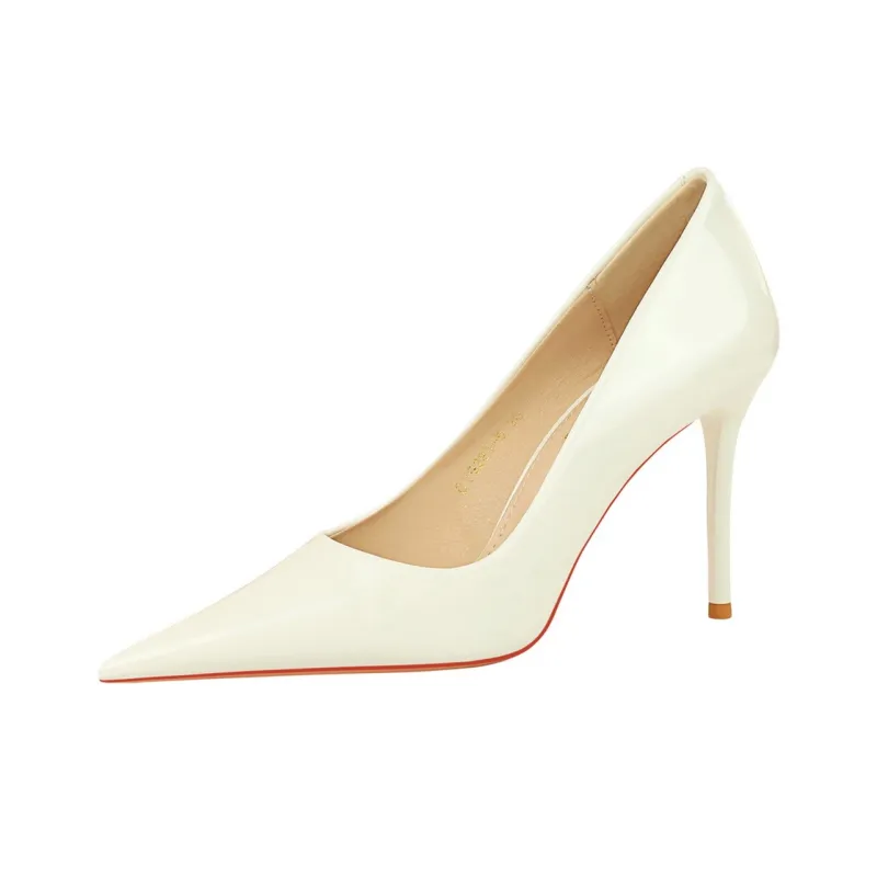 Dunnu Slim Heel High Heels 9.5CM Women's-5