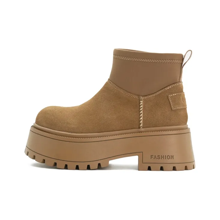 Little Sue Niche Design, Trendy Versatile, Lightweight, Commute, Martin Boots Ankle Boots Women's-0