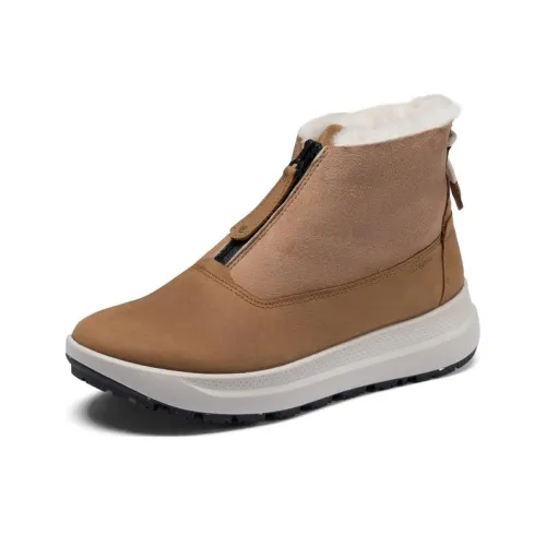 Ecco Ankle Length Snow Boots Women's Coffee