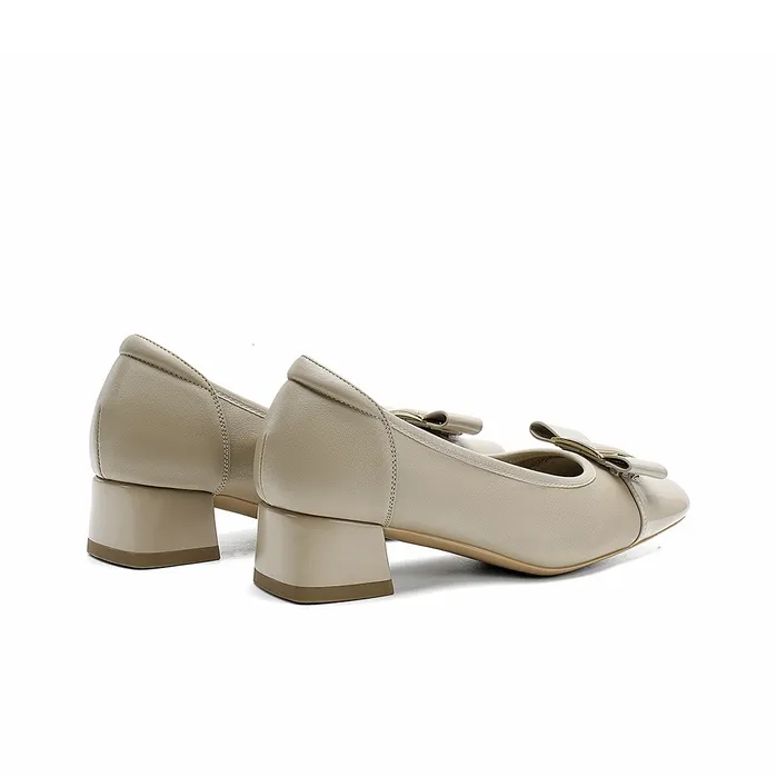 HARSON Chunky Heel High Heels 4cm Women's-2