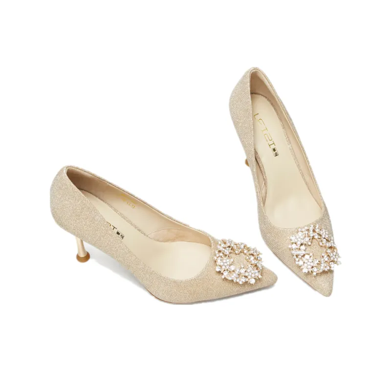 Lazi Slim Heel High Heels Women's-11