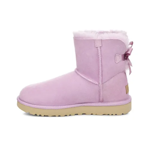 UGG Mini Bailey Bow Ii Fleece Lined Pink Purple Women's