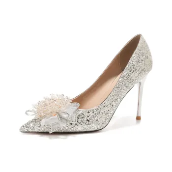 HKCP Slim Heel High Heels 9.5cm Women's