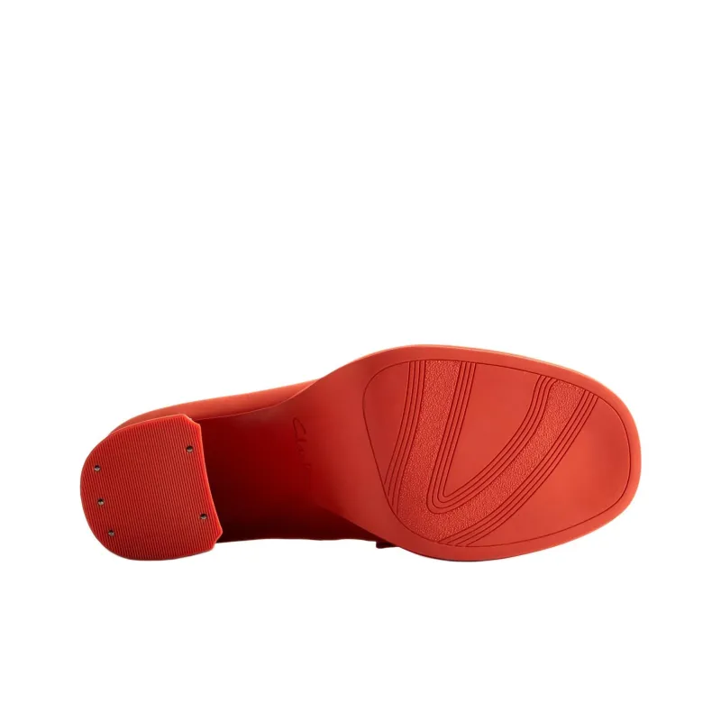 Martine Rose x Clarks Chunky Heel High Heels Women's Orange-5