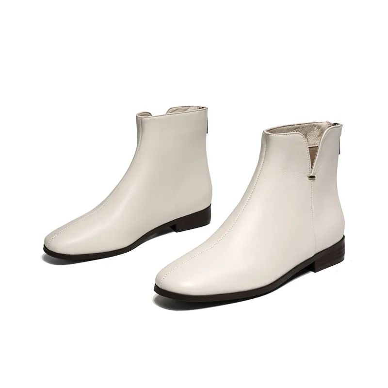 EBLAN Ankle Boots Women's White-2