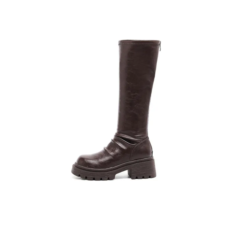 DAPHNE Knee high Boots 6.5ｃｍ Women's-4