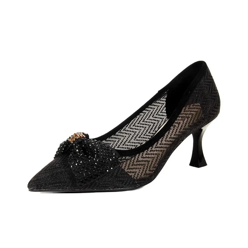 LESELE Slim Heel High Heels 6cm Women's-0