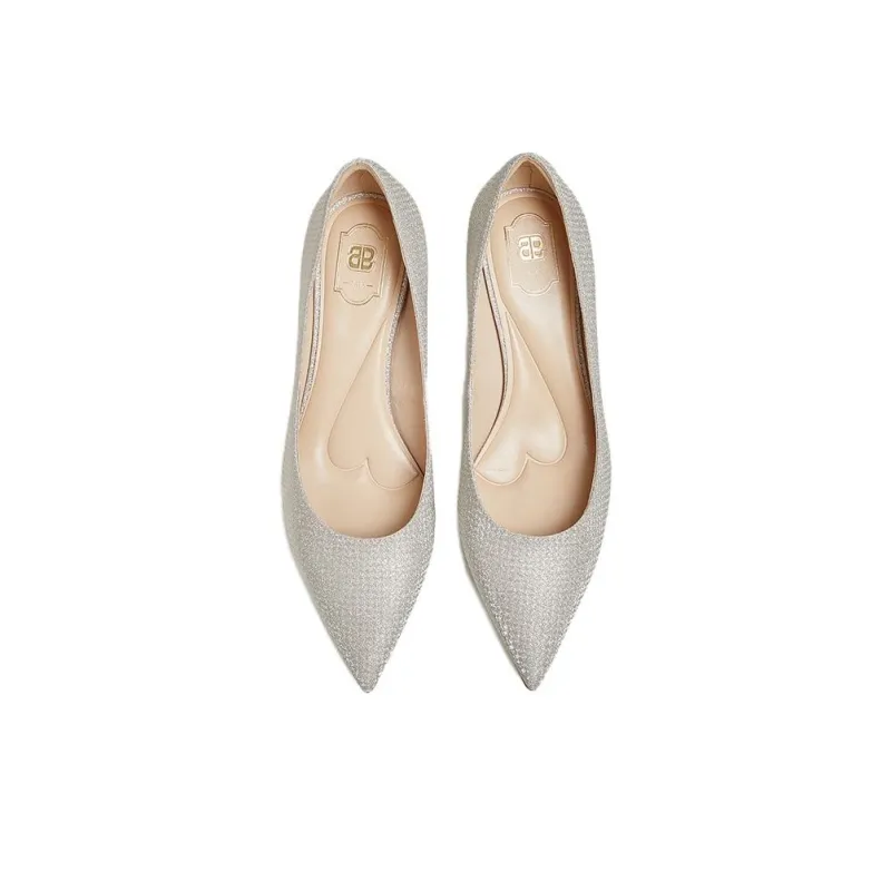 TATA High Heels Women's Solid Color-5