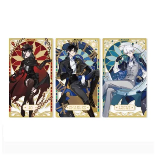 CARD.FUN 'Link Click' Recording Time Metal Collectible Card Qiao Ling/Cheng Xiaoshi/Lu Guang IP/Anime Cards 1 Pc