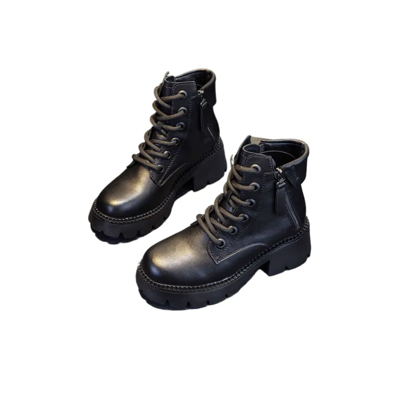 The Mystery Of Glamour Short Martin Boot 6CM Women's-1