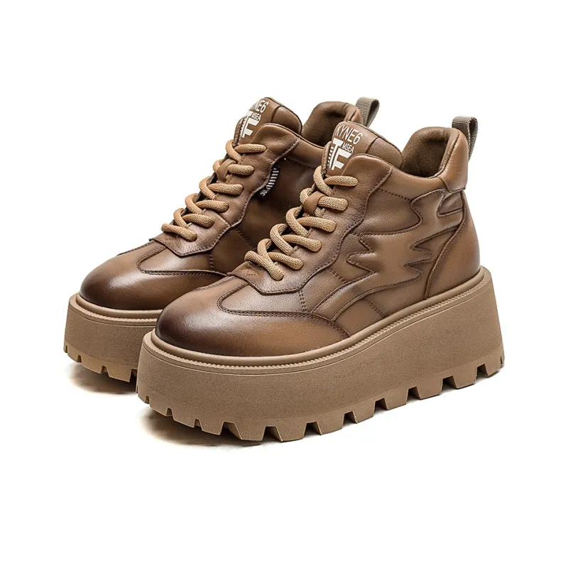 MATA Ankle Boots Women's Khaki/Brown/Black-6