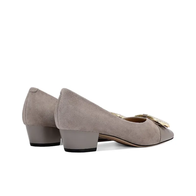 JESSICA SOPHIA Chunky Heel High Heels 3cm Women's-5