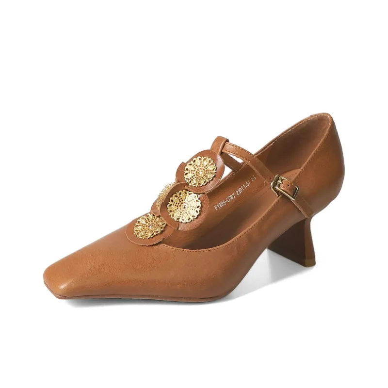 Naiyee Slim Heel High Heels 6cm Women's-15