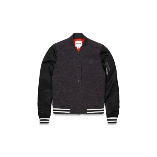 Converse Baseball Jacket Women's Dark Gray