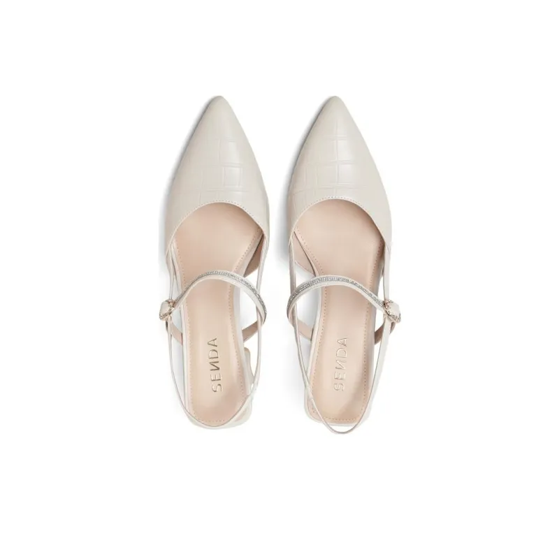 Senda Chunky Heel High Heels 5cm Women's-4