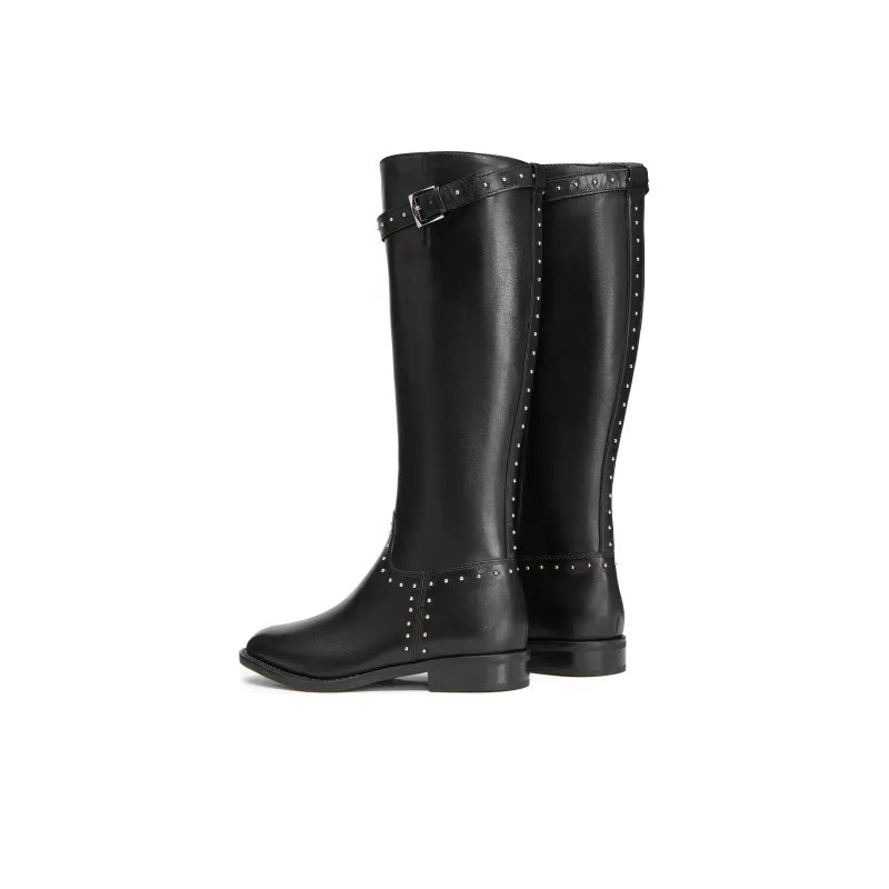 Staccato Planetary Boots Knee high Boots 2.5cm Women's Black-2