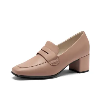 Ecco Chunky Heel High Heels Women's Tuscany Pink