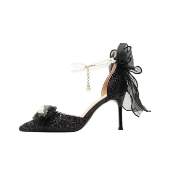 RoseDoris Slim Heel High Heels 8cm Women's Black
