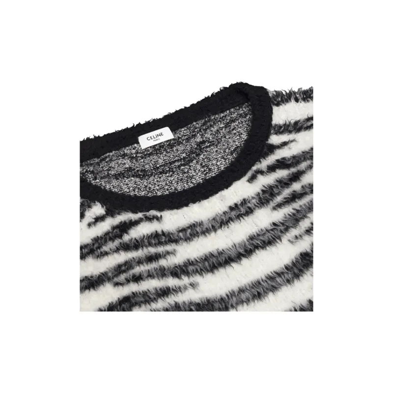 CELINE SS21 Sweater Men's Black White-4