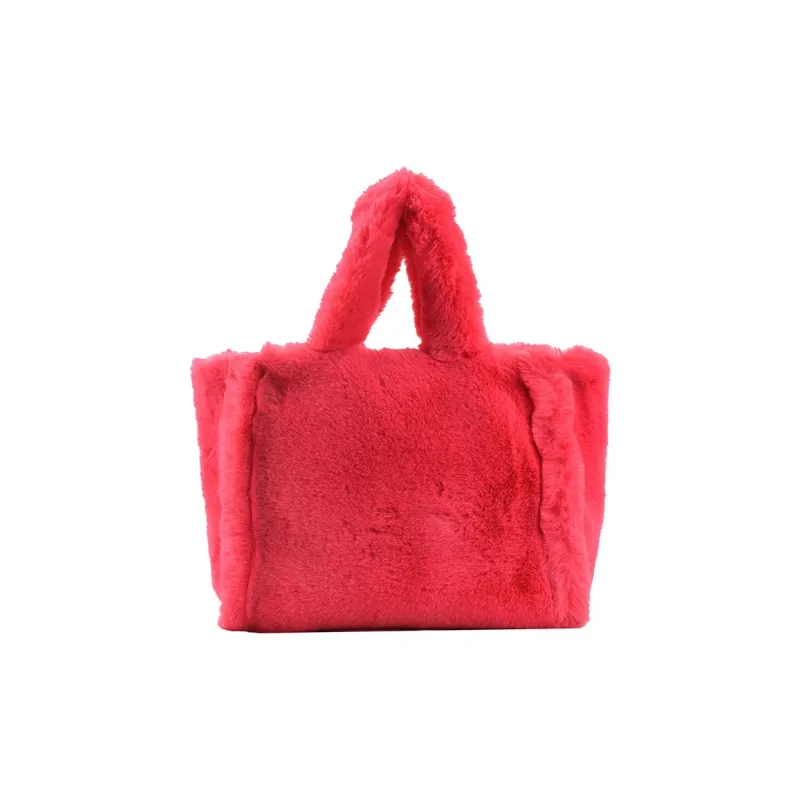 DALO Faux Fur Shoulder Bag Women's Multicolor-9