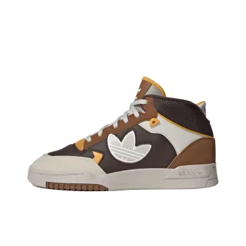 Adidas Originals DROP STEP XL 2.0 Wear resistant And Lightweight High Top Skateboard Shoes Unisex Brown