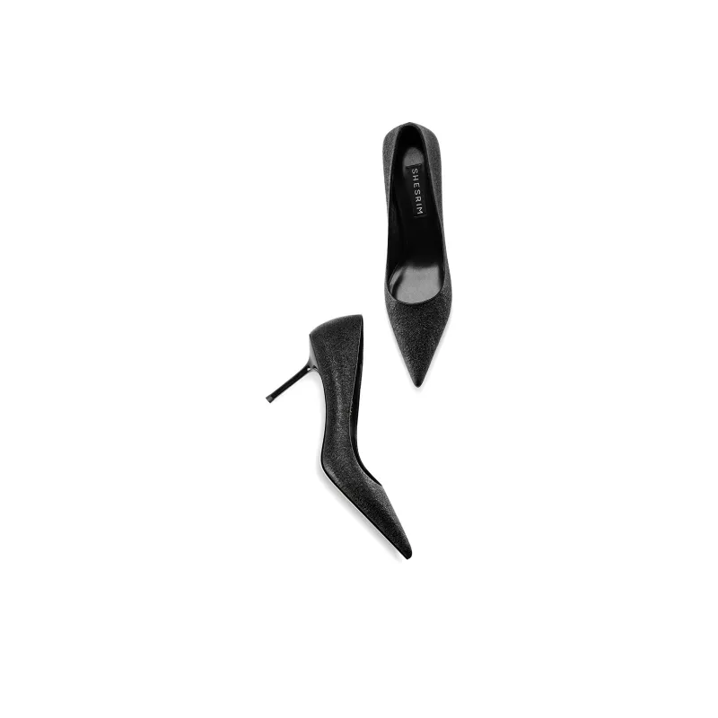 Shesrim Slim Heel High Heels 9.5cm Women's-7