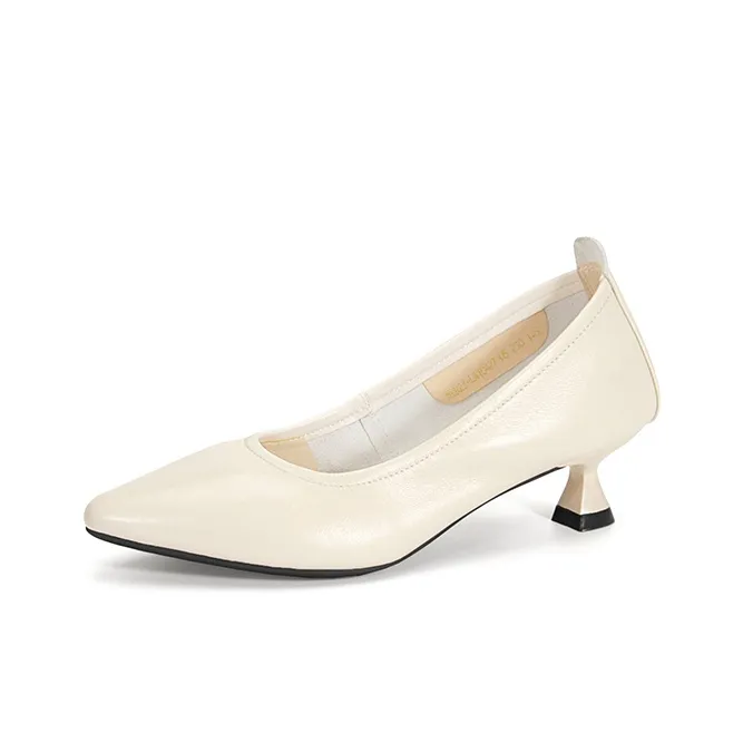 LESELE Flared Heel High Heels 4cm Women's-7