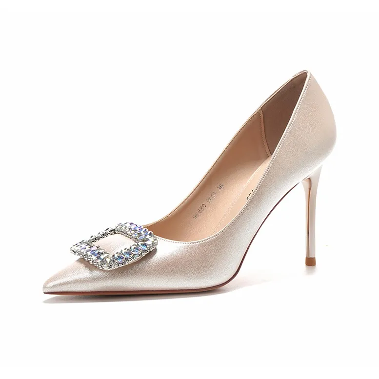 HKCP Slim Heel High Heels 6.5cm Women's-4