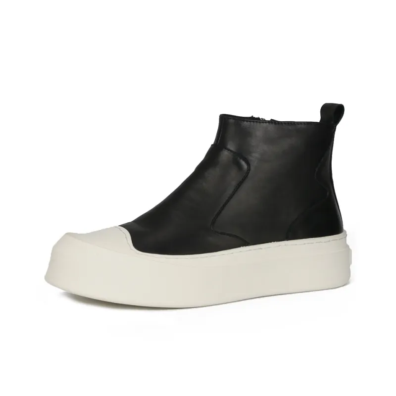 Thai points Ankle Boots Men Black-6