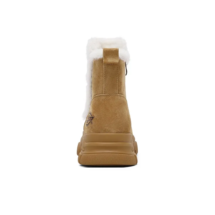 Dickies Warm Crew Snow Boots Women's Yellow Brown-3