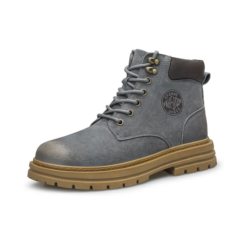 LAORENTOU Martin Boots Unisex Earth Yellow/Sand/Gray/Green-9
