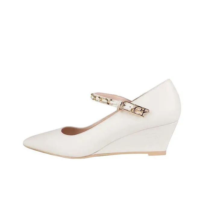 Gardenia Fille Wedge Heel High Heels 7cm Women's-0