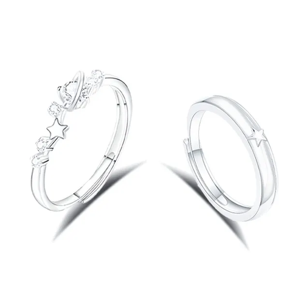 COPI Synthetic Cubic Zirconia Rings Unisex-6