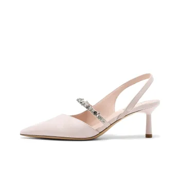 Joypeace Oblique Bangs Slim Heel High Heels 6cm Women's