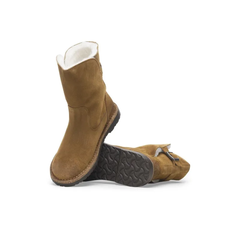 Birkenstock Uppsala Shearling Ankle Boots Women's Tea Brown Regular-4