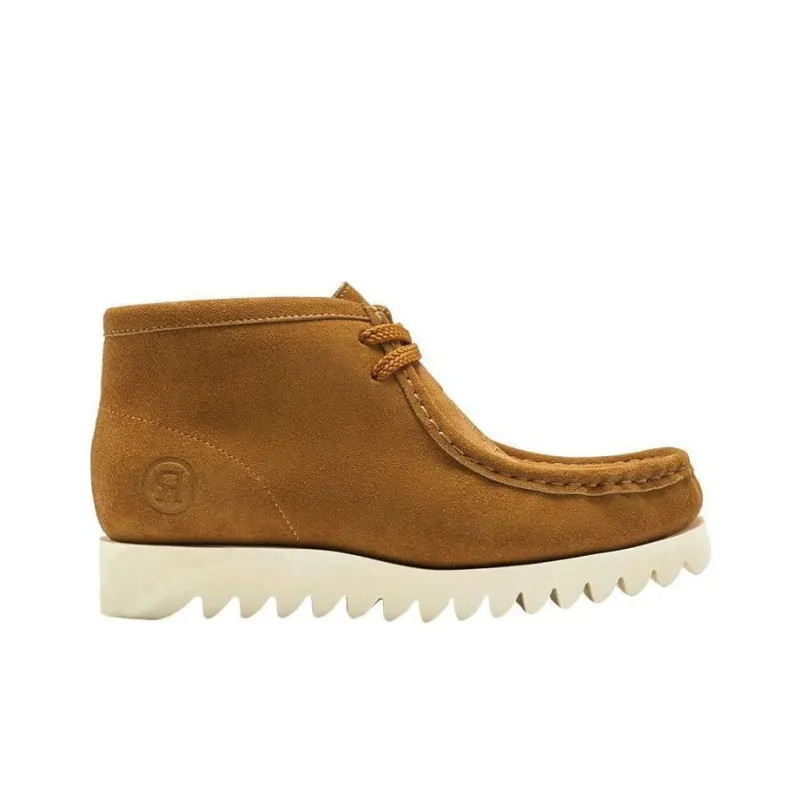 A BATHING APE Manhunt Ankle Boots Women's Brown-1