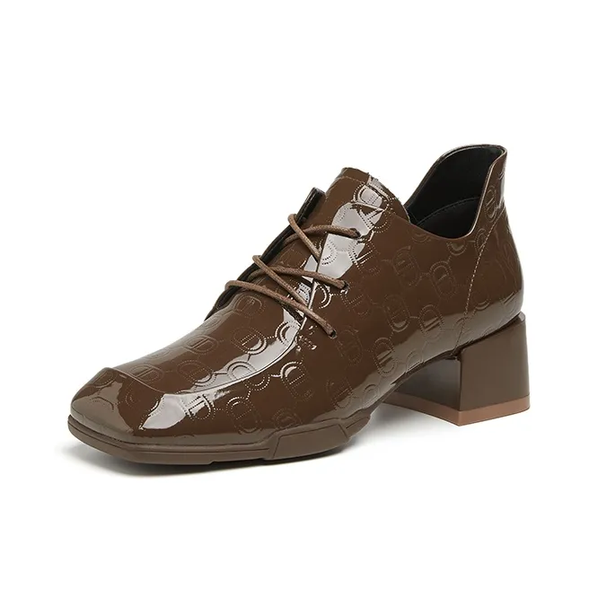 ST&SAT Chunky Heel High Heels 5cm Women's-7