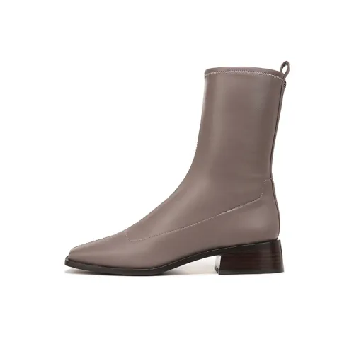SAM EDELMAN Ankle Boots Women's Light Gray