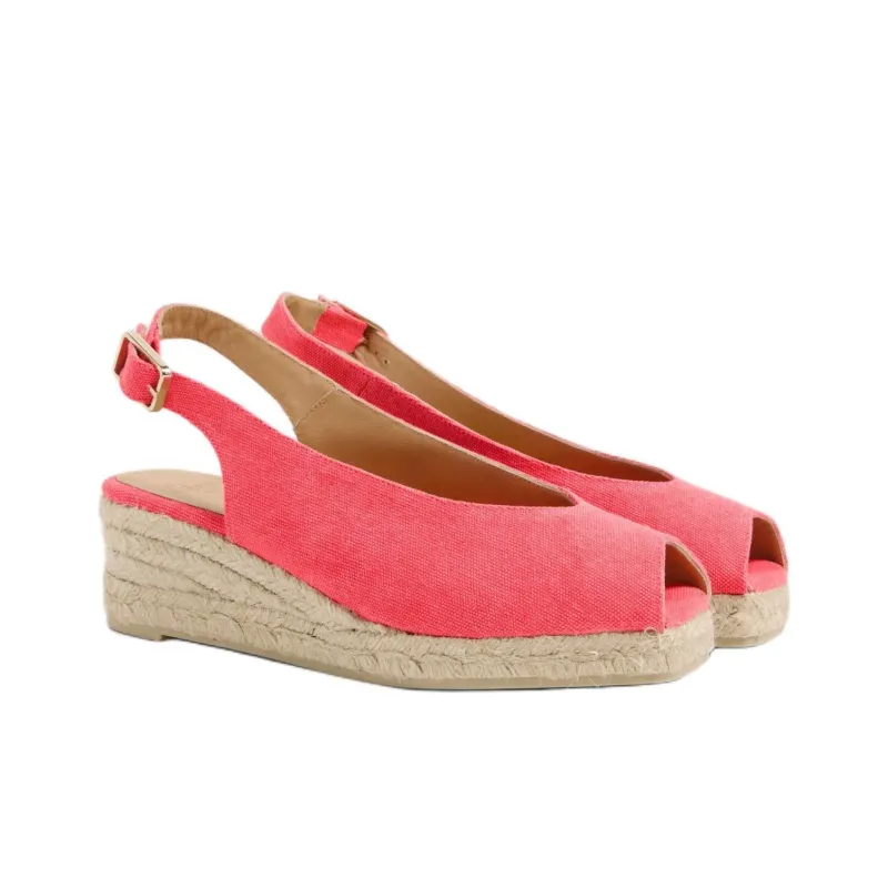 Castañer DOSALIA Wedge Heel High Heels 5cm Women's Pink-3