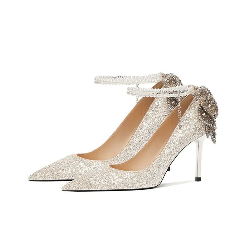 MCKP Slim Heel High Heels 8cm Women's-1