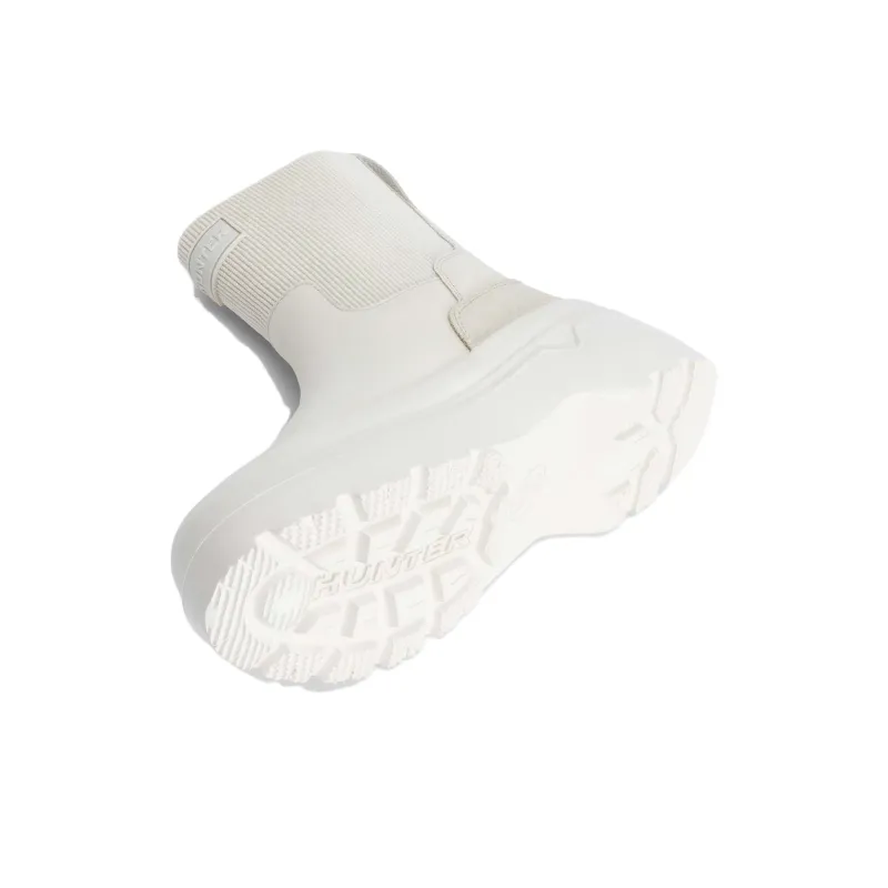 HUNTER Ankle Boots Women's White-4