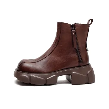 MATA Ankle Boots Women's Coffee/Black
