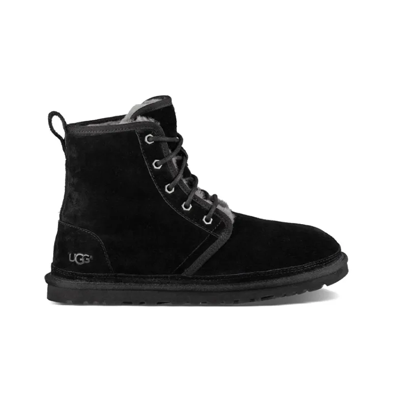 UGG Harkley Fleece Lined Snow Boots Black-1