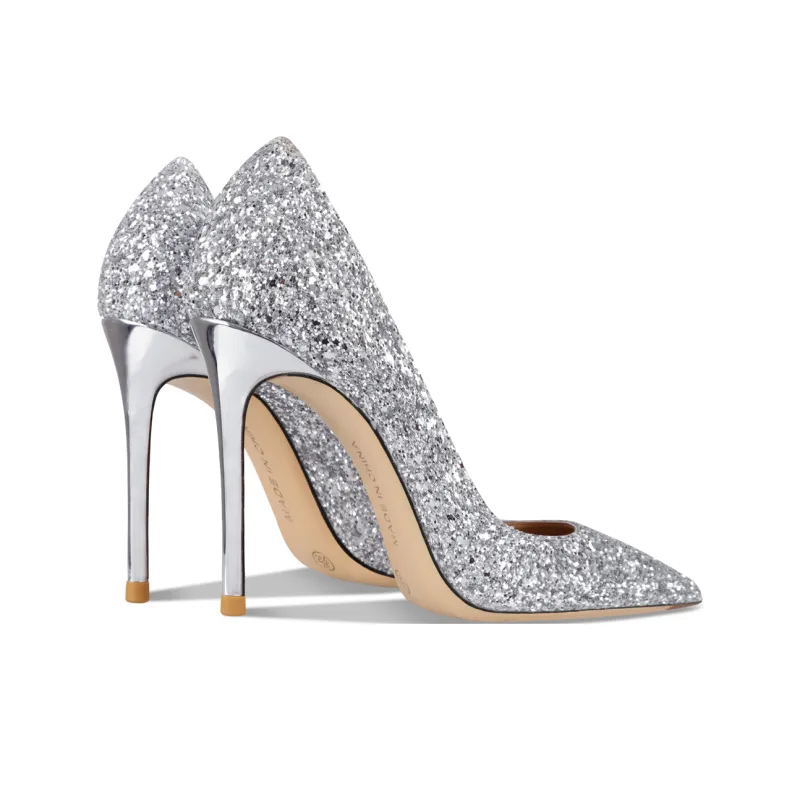 Suyymakk High Heels Women's Silver-4