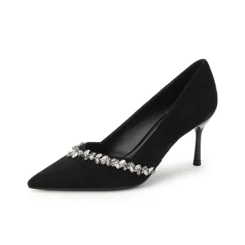 YAFEI XUANYU Slim Heel High Heels Women's Black